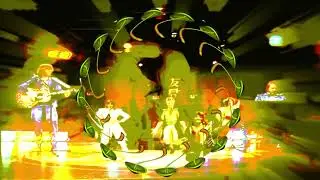 music-reactive video mushish