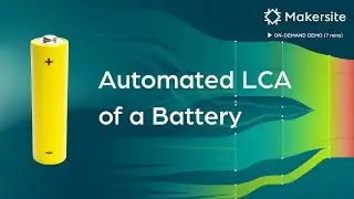 Automated Lifecycle Analysis of 18650 Battery | Makersite