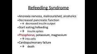 Refeeding Syndrome