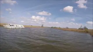 Norfolk Broads Boats Eye View Waveney River Centre to Reedham