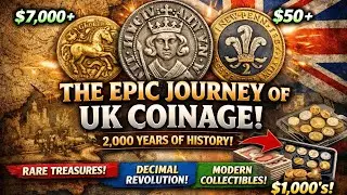 Эпическое путешествие британской монетной истории 🇬🇧 | 2000 лет истории британских монет: объясне...