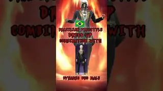 BRAZILIAN 🇧🇷 ☠️🔥FREESTYLE DRESS UP COMBINATION WITH DYNAMIC DUO MALE !! #freefire #shorts #ff