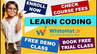 WhiteHat Jr Book Free Trial Class | WhiteHat Jr Demo Class | WhiteHat Jr Coding Class | Fees Details