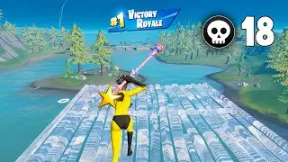 Backlash and Star Wand High Kill Solo Win Fortnite Gameplay Full Game (Superhero Skin Combos)