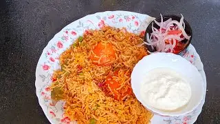 आलू बिरियानी/अंगुली चाट ते रहज़ाएंगे #how to make potato biryani recipe #My kichen 9 
