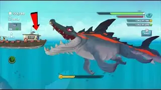 Hungry Shark Evolution - Giant Monster Lord Snappy Unlocked - Max Level Upgrade