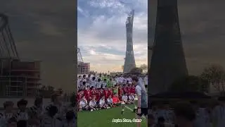 Kids football action at Aspire Zone, Qatar &mdash; energy, skill, and fun on the field! ⚽🇶🇦