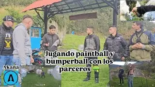 Blog 1 🔫jugando paintball y bumperball con los muchachos 🤣🔫risas y plomo pa todo lado