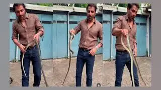 Sonu Sood rescues snake with bare hands at his residence, netizens react to viral video