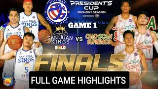 Finals Game 1 | San Juan vs Caloocan Full Game Highlights | PSL President's Cup 2024-2025 #psl