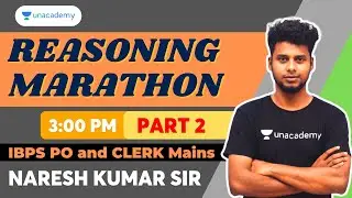 Reasoning Marathon for IBPS PO and Clerk Mains - 1 | Reasoning in Tamil & English | Naresh Kumar