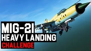DCS - Mig-21bis - Heavy Landing [CHALLENGE]