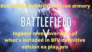 What's included in battlefield v definitive edition ea play pro?