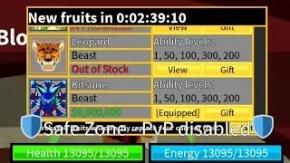 KITSUNE ON STOCK AGAIN!!! | #bloxfruits #kitsunefruit #dragonfruit