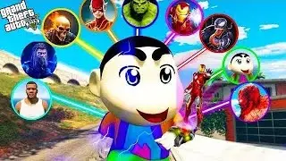 Shinchan and Franklin Join Avengers Army and Become New Avenger in GTA 5
