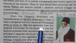 Lecture 9 of Pak studies for Grade VIII