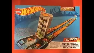 Hot Wheels Dragstrip Champion track set unboxing