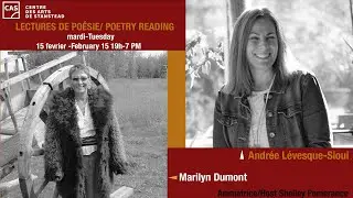 Focus po&eacute;sie sur Zoom - Poetry Reading Series on Zoom- Marilyn Dumont & Andr&eacute;e L&eacute;vesque-Sioui