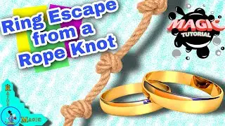 Ring Escape from a Rope Knot | Magic Tutorial | Bloopers | Rajus Magic #rajusmagic