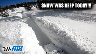 TRENCHING ALL DAY | Deep snow riding!
