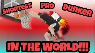 Shortest Pro Dunker in the WORLD!!!! Andrew Mcfly 5'4