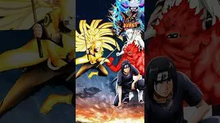 Naruto vs Kakashi & Obito and itachi