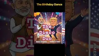 Trump & Modi Birthday Dance 😂 | World Leaders Parody Short
