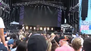 Little Mix performing Wings at Gibraltar Music Festival