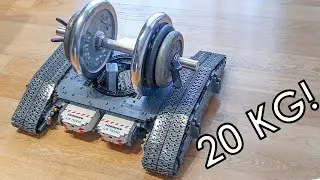 Lego Technic Liebherr LR 11000 Range and strength test