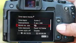 Timelapse Canon EOS RP