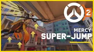 Overwatch 2 How to Super Jump with Mercy! - Mercy Super Jump Rework Explained!