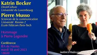 #08 - Katrin Becker & Pierre Musso - Hommage &agrave; Pierre Legendre - Les jeudis de la biblioth&egrave;que