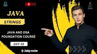 LIVE DAY-33  STRINGS In Java  In Hindi +practice question+Notes+Leetcode Question#shorts#live#dsa#js