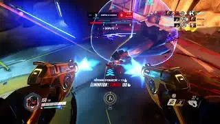 Tracer Pulse Bomb kill on Pharmercy - Overwatch