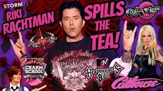Riki Rachtman from VH1 DAISY OF LOVE, HEADBANGERS BALL, & VH1 CHARM SCHOOL SPILLS the TEA