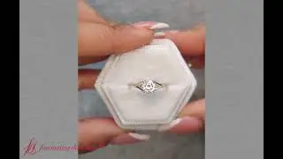 Split Shank Pave Round Diamond Engagement Ring In 18K Yellow Gold- FD9963ROR- Fascinating Diamonds
