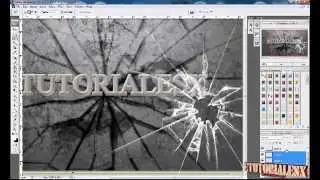 Tutorial Photoshop Efecto Cristal Roto