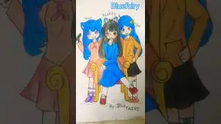 THE BEST TRIO CAME BACKKK! fake collab with @yayastoryart2 @Itz_fikaa #bluefairy#art#trend