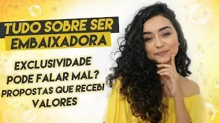 O QUE É SER EMBAIXADORA? exclusividade, sinceridade, propostas | Morena Raiz