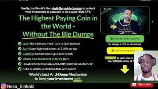 LockPay - Hot NEW!🤯 Lock to earn Protocol | 2.35% Daily| Anti-Dump Mechanism