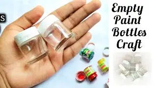 How to Reuse Empty Paint bottles? | Paint Bottle Reuse Idea | Home Decor with Paint Bottle|walldecor