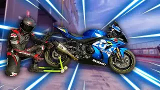 MY FIRST TIME ON THE TRACK WITH THE NEW BIKE!