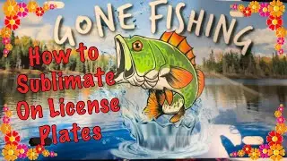 How to Sublimate on License Plates #sublimation  #licenseplates #craft #howto #subliminal  #plates