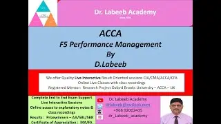 ACCA F5 PM Revision & Exam KIt 1 9 Section B Q 245