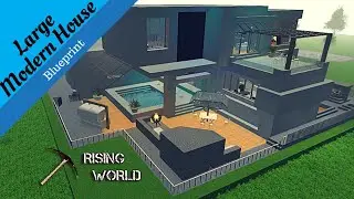 Rising World Blueprint: Large Modern House
