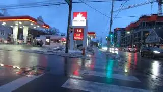 walking to tim hortons in the snow part 3