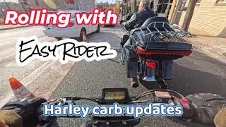 2022 Honda Grom-Motovlog 008-Harley carb updates and rolling with Easy Rider