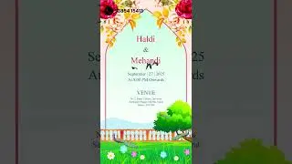 Wedding Invitation Story - ID 407 #cinematicweddinginvite #indianwedding #creativeweddinginvite