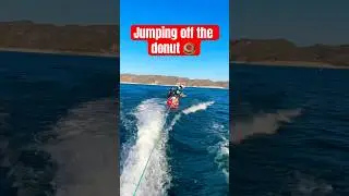 Front flip off donut 🍩#jetski  #seadoo #watersport #watercraft #boat