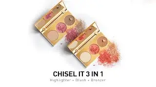 Complete Makeover Using Chisel It - 3 in 1 Highlighter, Blush, Bronzer l MyGlamm